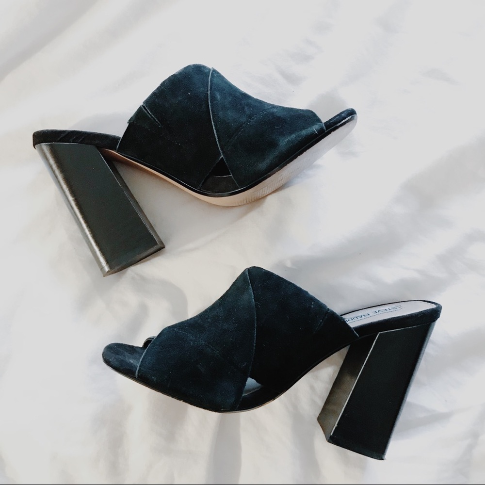 Steve Madden Suede Mule Heels